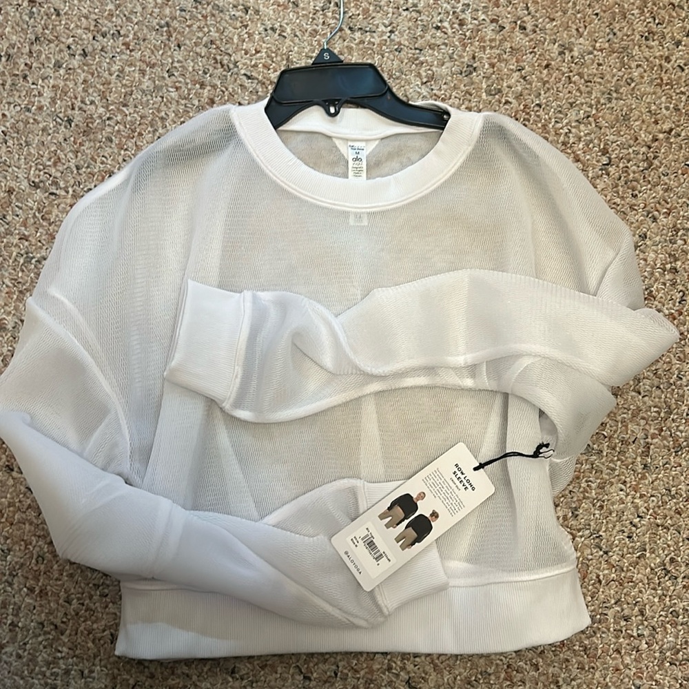 alo sheer long sleeve